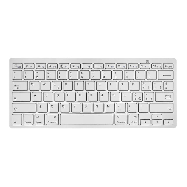X5 Bluetooth 3.0 Wireless 78 Keys Foreign Language Small Language Keyboard, Italian, Traditional Brace, English, Thai