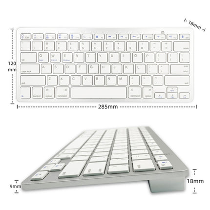 X5 Bluetooth 3.0 Wireless 78 Keys Foreign Language Small Language Keyboard, Italian, Traditional Brace, English, Thai