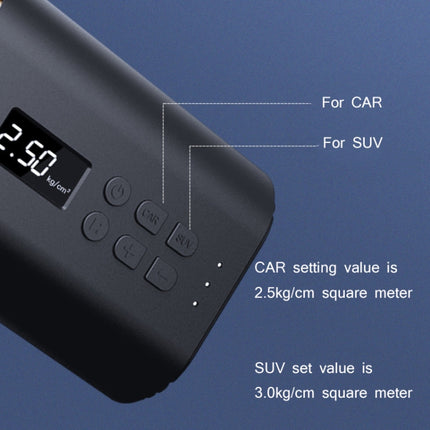 YANTU A31 Car Smart Digital Display Air Pump Electric Portable Tire Pump, Specification：