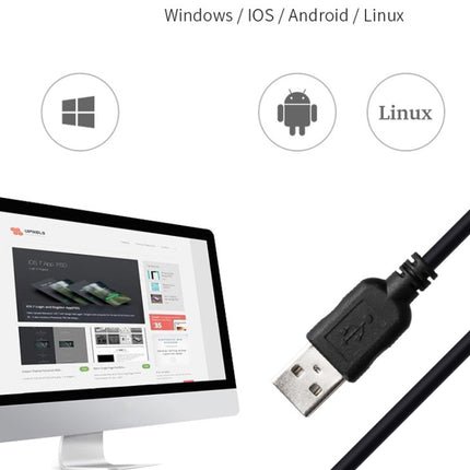 VS5905 One-Dimensional Wired Red Light Scanner Supermarket Express Cashier Barcode Scanner