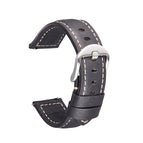 20mm (Black Silver Buckle)