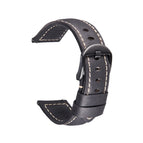 24mm  (Black And Black Buckle)