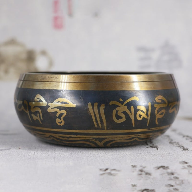 FB02-T8 Buddha Sound Bowl Yoga Meditation Bowl Home Decoration, Random Color And Pattern Delivery, 8cm, 8.5cm, 9.5cm, 10.5cm, 11.5cm, 12.5cm, 14.5cm, 17.5cm