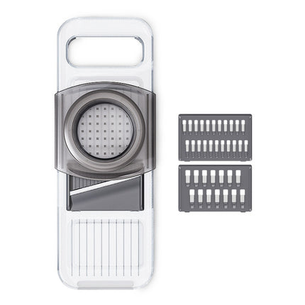 Multi-Function Slicker Kitchen Gadget Potato Slice Grater, Three Knives Gray, Six Knives Gray