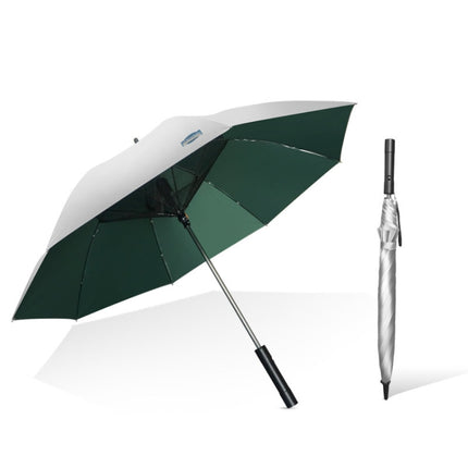 9033 Sun and Rain Dual-purpose Umbrella Multi-function Fan Titanium Silver Glue Sunscreen and UV Protection Long Handle Umbrella, Pink, Black, Ink Green