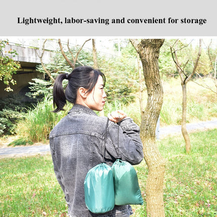 Outdoor Camping Sunshade + Anti-Mosquito Hammock Set Parachute Fabric Net Yarn Anti-Mosquito Hammock