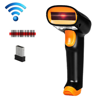 Express Barcode Scanner With Storage USB Wireless Scanner, Specification：, Red Light, Two-dimensional
