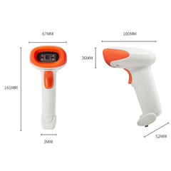 SYCREADER Supermarket Laser Barcode Scanner, Model: One-dimensional Wired, One-dimensional Wired, One-dimensional Wireless, Two-dimensional Wired, Two-dimensional Wireless, Two-dimensional Wireless + Bluetooth