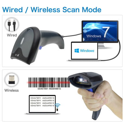 NETUM High-Precision Barcode QR Code Scanner, Model: Wireless, Wired, Wireless, Bluetooth + 2.4G + Wired