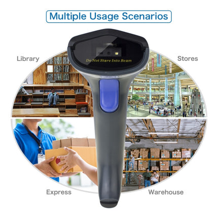NETUM High-Precision Barcode QR Code Scanner, Model: Wireless, Wired, Wireless, Bluetooth + 2.4G + Wired