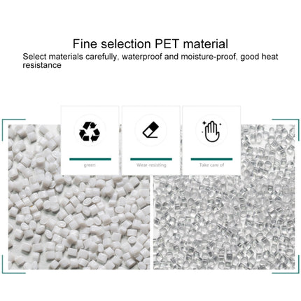 Kitchen Desktop Wardrobe Foldable Cabinet Storage Rack, White, Transparent