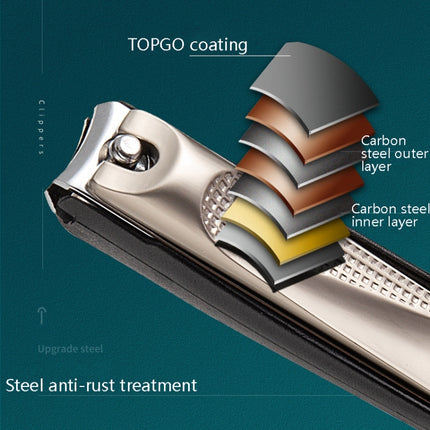 5pcs /Set Nail Scissors Portable Manicure Tool, Style:, Anti-splash (Silver)