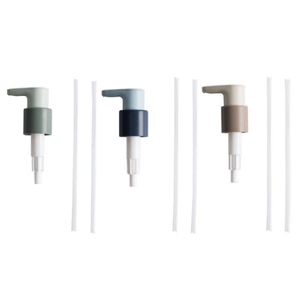 Oyster Sauce Bottle Nozzle Pump Head Household Fuel Bottle Squeezer, Large (Blue)