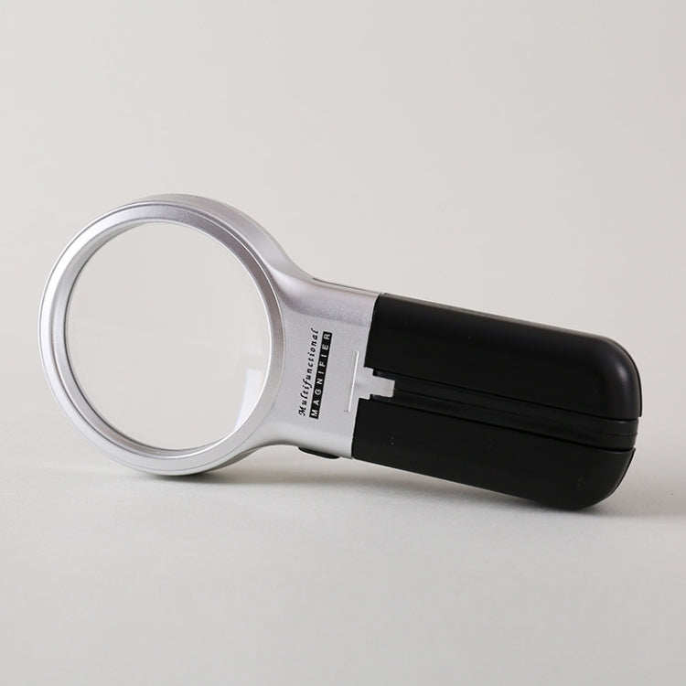 Th7006 Multi-Function Folding Magnifying Mirror With LED Lamp Hold Bracket Two-Purpose Reading Repair Acrylic 3 Times Magnifier