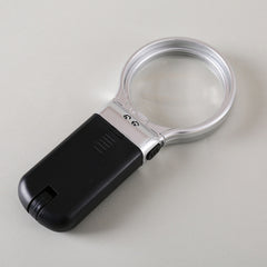 Th7006 Multi-Function Folding Magnifying Mirror With LED Lamp Hold Bracket Two-Purpose Reading Repair Acrylic 3 Times Magnifier