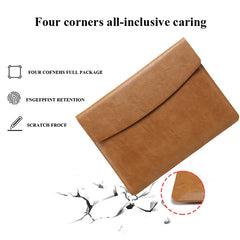 Bolsa para portátil con textura de lichi horizontal para MacBook, 13,3 pulgadas A1502 / 1425/1466/1369, 15,4 pulgadas A1398