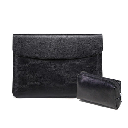 Horizontale Laptoptasche mit Litschi-Textur für MacBook, 13,3 Zoll A1502/1425/1466/1369, 15,4 Zoll A1398