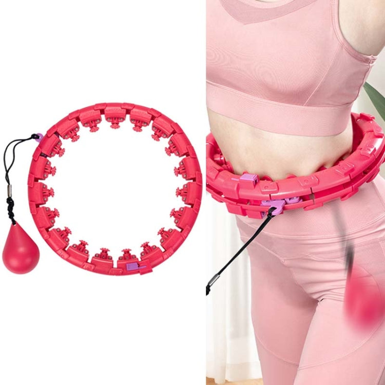 Weighted Fitness Hoop Abdomen Circle, Specification:, 19 Knots (Purple), 19 Knots (Blue), 19 Knots (Pink), 28 Knots (Purple), 28 Knots (Pink), 28 Knots (Blue)