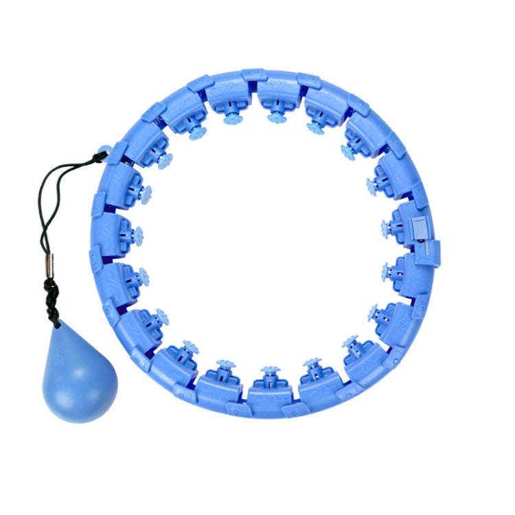 Weighted Fitness Hoop Abdomen Circle, Specification:, 19 Knots (Purple), 19 Knots (Blue), 19 Knots (Pink), 28 Knots (Purple), 28 Knots (Pink), 28 Knots (Blue)