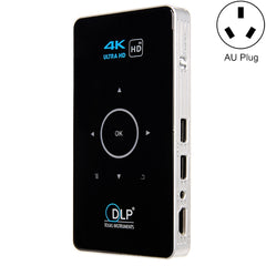 C6 1G+8G Android System Intelligent DLP HD Mini Projector Portable Home Mobile Phone Projector，, US Plug  (Black), EU Plug (Black), UK Plug (Black), AU Plug (Black), US Plug (White), EU Plug (White), UK Plug (White), AU Plug (White)