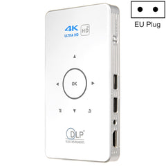 C6 1G+8G Android System Intelligent DLP HD Mini Projector Portable Home Mobile Phone Projector，, US Plug  (Black), EU Plug (Black), UK Plug (Black), AU Plug (Black), US Plug (White), EU Plug (White), UK Plug (White), AU Plug (White)