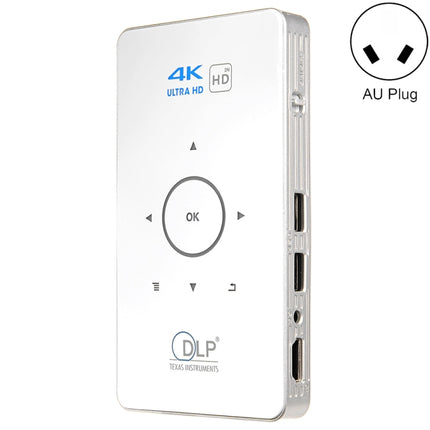 C6 2GB+32GB Android Smart DLP HD Projector Mini Wireless Projector, US Plug (Black), EU Plug (Black), UK Plug (Black), AU Plug (Black), US Plug (White), UK Plug (White), AU Plug (White)