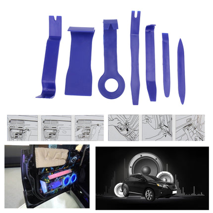 7 PCS Car Audio Conversion Tool DVD Audio Door Panel Disassembly Instrument Panel Disassemble Set Tool, 7 In 1