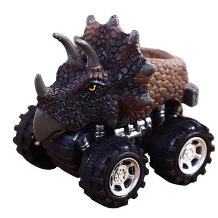 3 PCS  Children's Gift Dinosaur Toy Car Model Pull Back Mini Toy Car