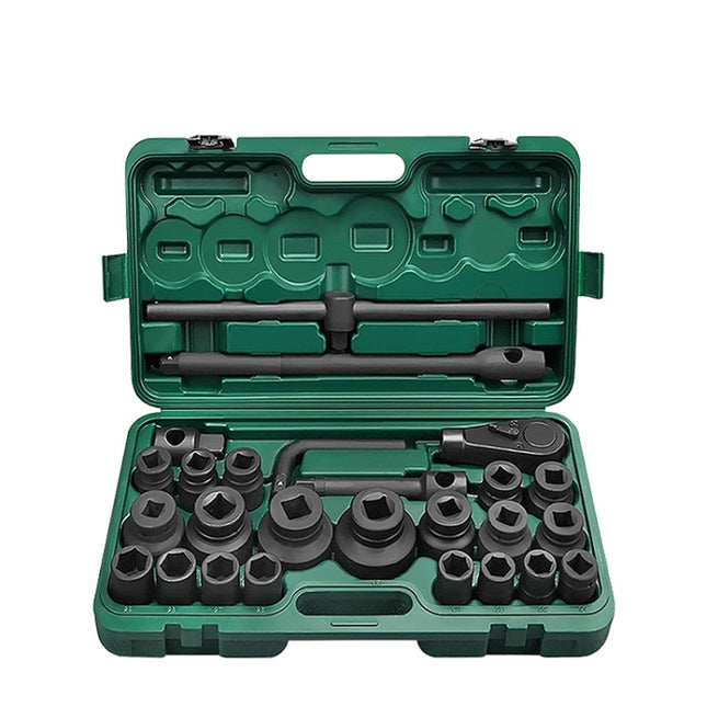 26 PCS / Set Hexagonal Heavy-Duty Socket Auto Repair Socket Wrench, 26 In 1 Wrench