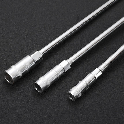 T-Wrench Car Assembly Repair Sleeve Wrench Hexagon Lengthening Socket, 6mm, 7mm, 8mm, 9mm, 10mm, 11mm, 12mm, 13mm, 14mm, 15mm, 16mm, 17mm, 18mm, 19mm