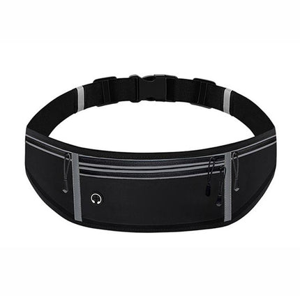 MF-008 Outdoor Sports Fitness Waterproof Waist Bag Phone Pocket, Style:, Four Pockets, With Water Bottle Bag