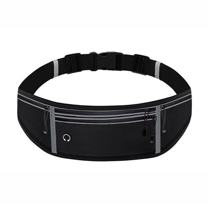 MF-008 Outdoor Sports Fitness Waterproof Waist Bag Phone Pocket, Style:, Four Pockets, With Water Bottle Bag