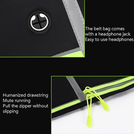 MF-008 Outdoor Sports Fitness Waterproof Waist Bag Phone Pocket, Style:, Four Pockets, With Water Bottle Bag