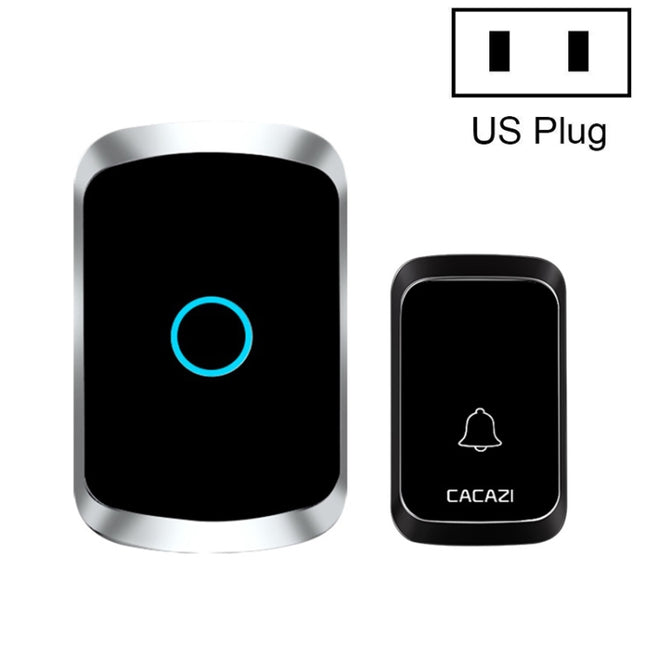 CACAZI A50 1 For 1 Wireless Music Doorbell without Battery