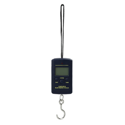 10g Mini Digital Fishing Scale Travel Weighting Steelyard Hanging Electronic Hook Scale Kitchen Weight Tool, Capacity:40kg, 40kg without Backlight, 40kg with Backlight