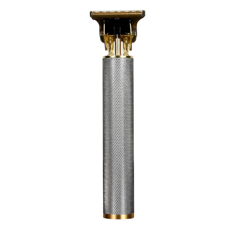 Hollow T-Shaped Steel Head Hair Trimmer USB Charging Carving Electric Hair Clipper, Steel Head (Black), Steel Head (Gold), Steel Head (Silver), Steel Head (Rose Gold), Steel Head (Gradient)