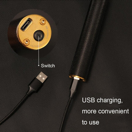Hollow T-Shaped Steel Head Hair Trimmer USB Charging Carving Electric Hair Clipper, Steel Head (Black), Steel Head (Gold), Steel Head (Silver), Steel Head (Gradient)