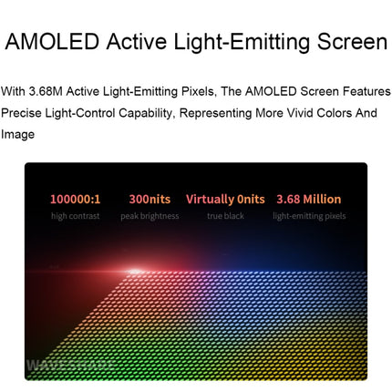 Waveshare 13.3 Inch 2K 2560×1440 HDMI/Type-C Display Interface AMOLED Touch Display