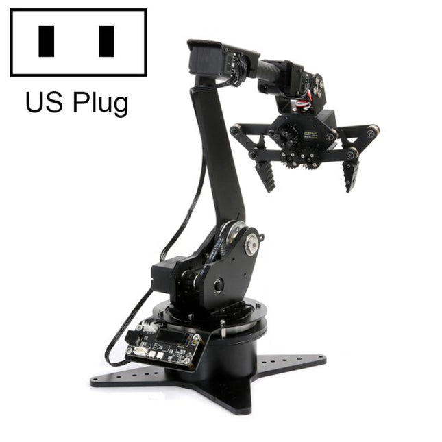 Waveshare High-Torque Serial Bus Servo, Desktop Robotic Arm Kit, Based On ESP32, 5-DOF, US Plug, EU Plug, UK Plug
