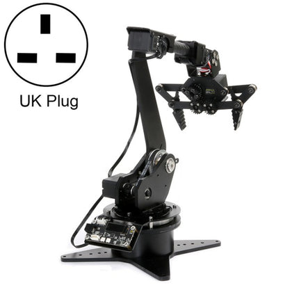 Waveshare High-Torque Serial Bus Servo, Desktop Robotic Arm Kit, Based On ESP32, 5-DOF, US Plug, EU Plug, UK Plug