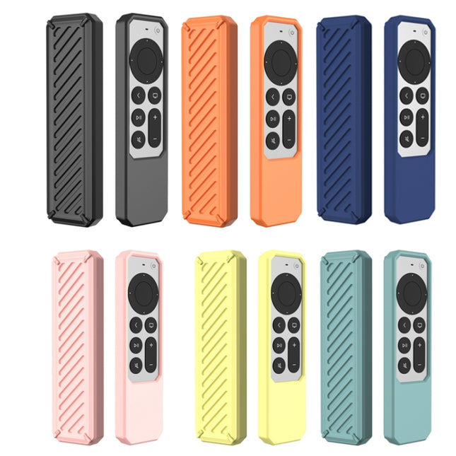2 PCS Remote Control All-Inclusive Anti-Drop Silicone Protective Cover, 2pcs(Black), 2pcs(Dark Blue), 2pcs(Orange), 2pcs(Pink), 2pcs(Yellow), 2pcs(Pine Green)