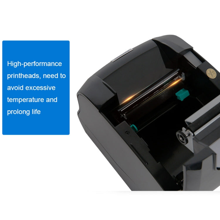 Xprinter XP-365B 80mm Thermal Label Printer Clothing Tag Supermarket Barcode Printer, US Plug, EU Plug, UK Plug, AU Plug