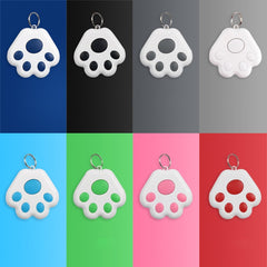 2 PCS HYC-09 Dog Paw Bluetooth Anti-Lost Device Pet Tracking Locator Keychain Smart Search Two-Way Alarm, Dog Paw Red, Dog Paw Dark Blue, Dog Paw Dark Gray, Dog Paw Black, Dog Paw White, Dog Paw Light Blue, Dog Paw Green, Dog Paw Pink