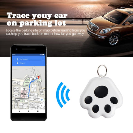 2 PCS HYC-09 Dog Paw Bluetooth Anti-Lost Device Pet Tracking Locator Keychain Smart Search Two-Way Alarm, Dog Paw Light Blue, Dog Paw Green, Dog Paw Pink, Dog Paw Red, Dog Paw Dark Blue, Dog Paw Dark Gray, Dog Paw Black, Dog Paw White
