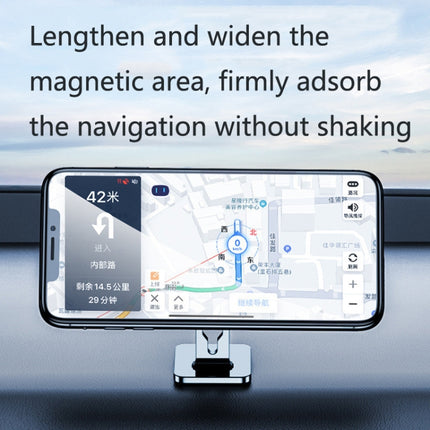 2 PCS Multifunctional Car Phone Holder Magnetic Suction Instrument Panel Navigation Suction Cup Holder, S17 Black, S17 Silver, F6 Black, F6 Silver, F6 Rose Gold, F16 Silver