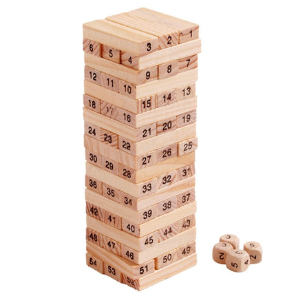 54pcs /Set Childrens Educational Building Block Toys Stacking Game