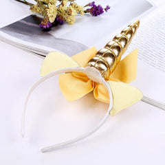 2 PCS F036 Cartoon Headband Children Birthday Festival Party Hair Accessories, Golden, Rose Red, White 1, Colorful, Blue, Pink