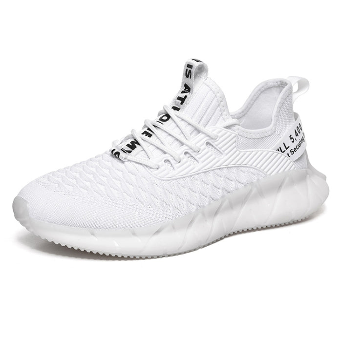 Men Lightweight Breathable Mesh Sneakers Flying Woven Casual Running Shoes, 38, 39, 40, 41