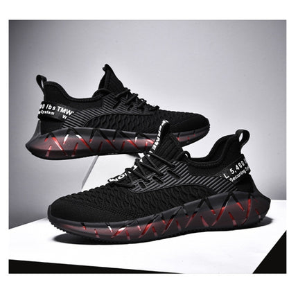 Men Lightweight Breathable Mesh Sneakers Flying Woven Casual Running Shoes, 38, 39, 40, 41