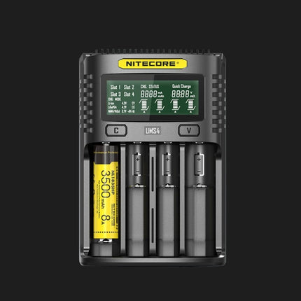 NITECORE Fast Lithium Battery Charger, US Plug